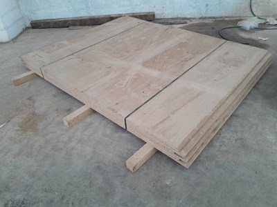 Lot 83 - Selection of Chip Board Sheets (228cm x 189cm x 22mm - 6 of)