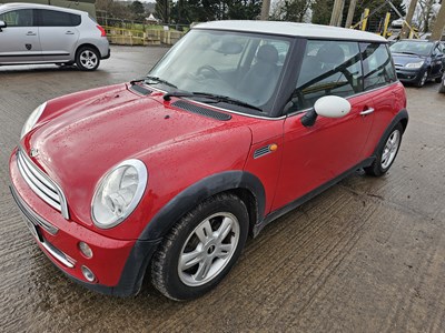 Lot 81 - 2005 Mini Cooper Auto, Paddle Shift, A/C (Reg. Docs. Available, Tested 05/24)