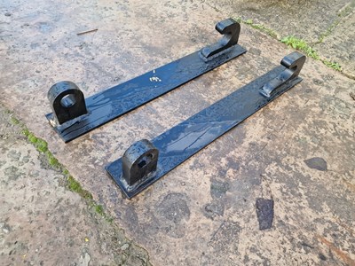 Lot 176 - Unused Weld on JCB Q-Fit Bracket (Pair of)