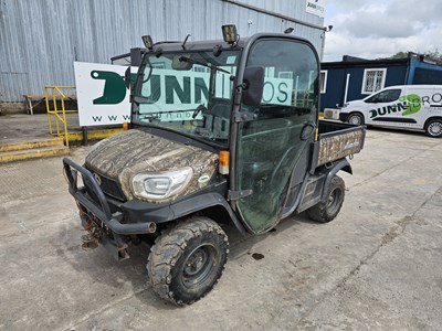 Lot 76 - Kubota RTV900 4WD Diesel Utility Vehicle, Hydraulic Tipping Body, Full Cab, Power Steering, Winch (No Reverse), (Reg. Docs. Available)