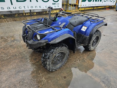 Lot 146 - 2016 Yamaha Grizzly 450cc 4WD Petrol Quad Bike, Winch, Power Steering